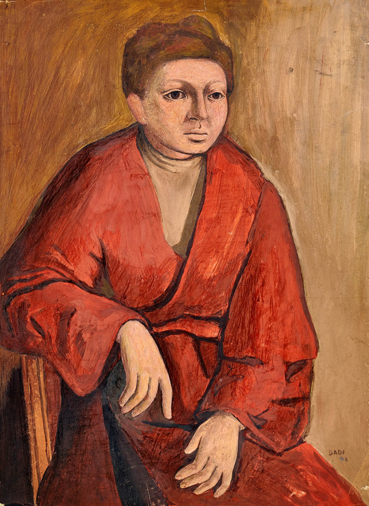 Dady Orsi, donna in rosso